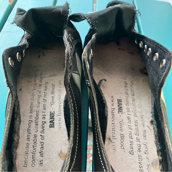 Macbeth Eliot Original Sneaker Vegan M6/W8 NO LACES NO INSERT Black White - Picture 5 of 10